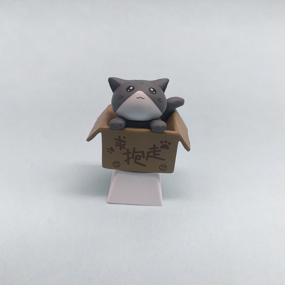 Customize Your Keyboard With Cute Cat Keycaps - Pbt Axis Cherry Mx Artisan Anime Pink Kawaii Accessories