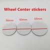4pcs 3D 56mm 60mm 65mm For Citroen Car emblem Wheel hub Center Cap Badge covers sticker Decals Styling accessories