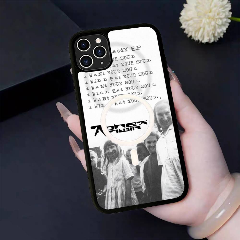 Musiker A-Aphex T-Twin Für Magsafe Hülle Für IPhone 17 16 Pro Max 15 14 Plus 13 12 11 Kabelloses Laden Handyhülle