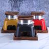 Portable Alcohols Burners Stove Cooking Pot with Wood Lid For Outdoor Picnics Hiking And Indoor Rice Making Cookware Set