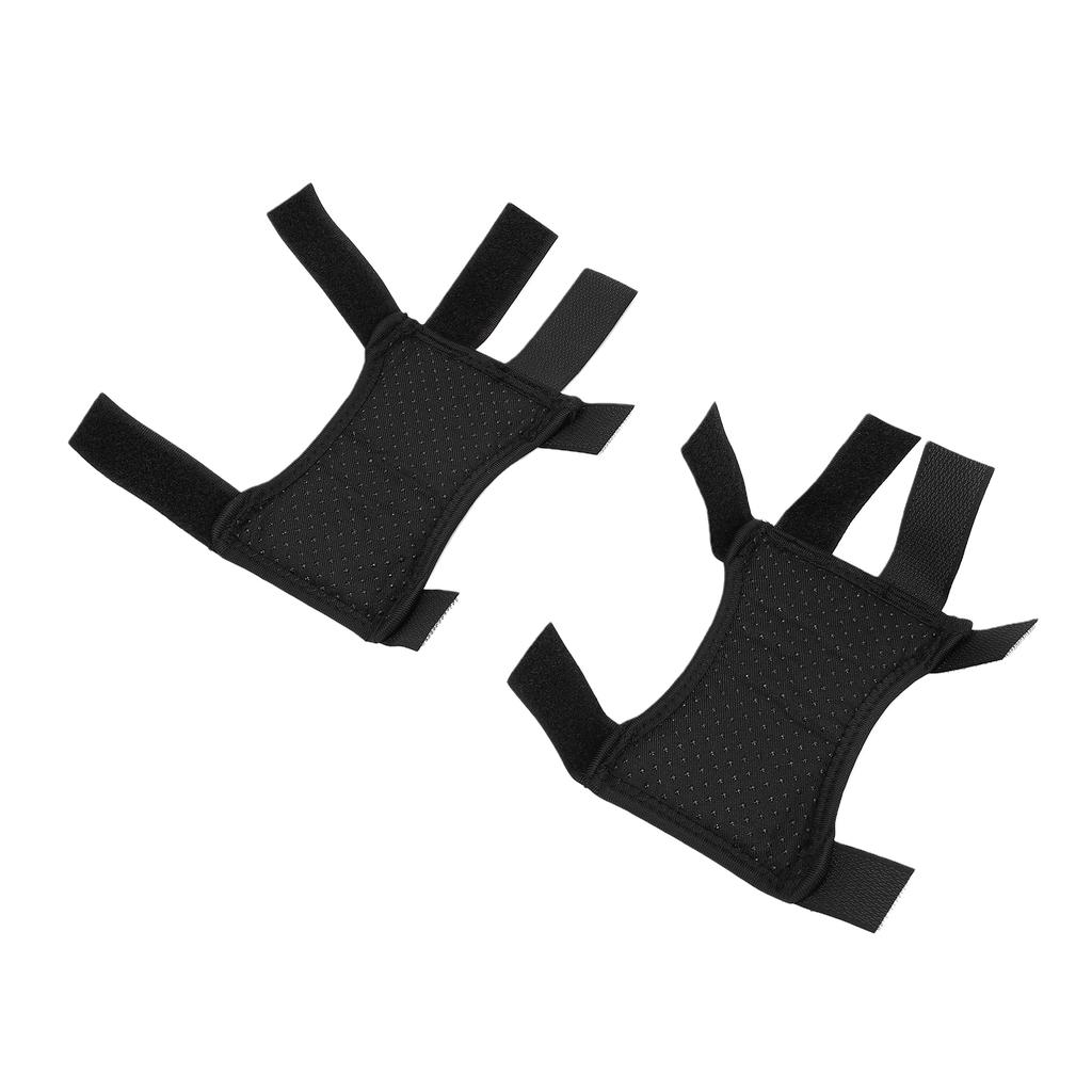 2 Pcs Forearm Crutch Pads Non Slip Breathable Adjustable Forearm Crutch Hand Grip Covers Black