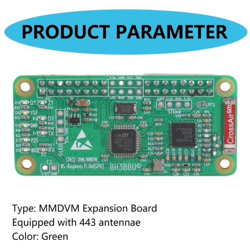 Complete MMDVM Hotspot Board 443 Antennae Multiple Mode Digital Communication and 1.5Mbps Data Rate