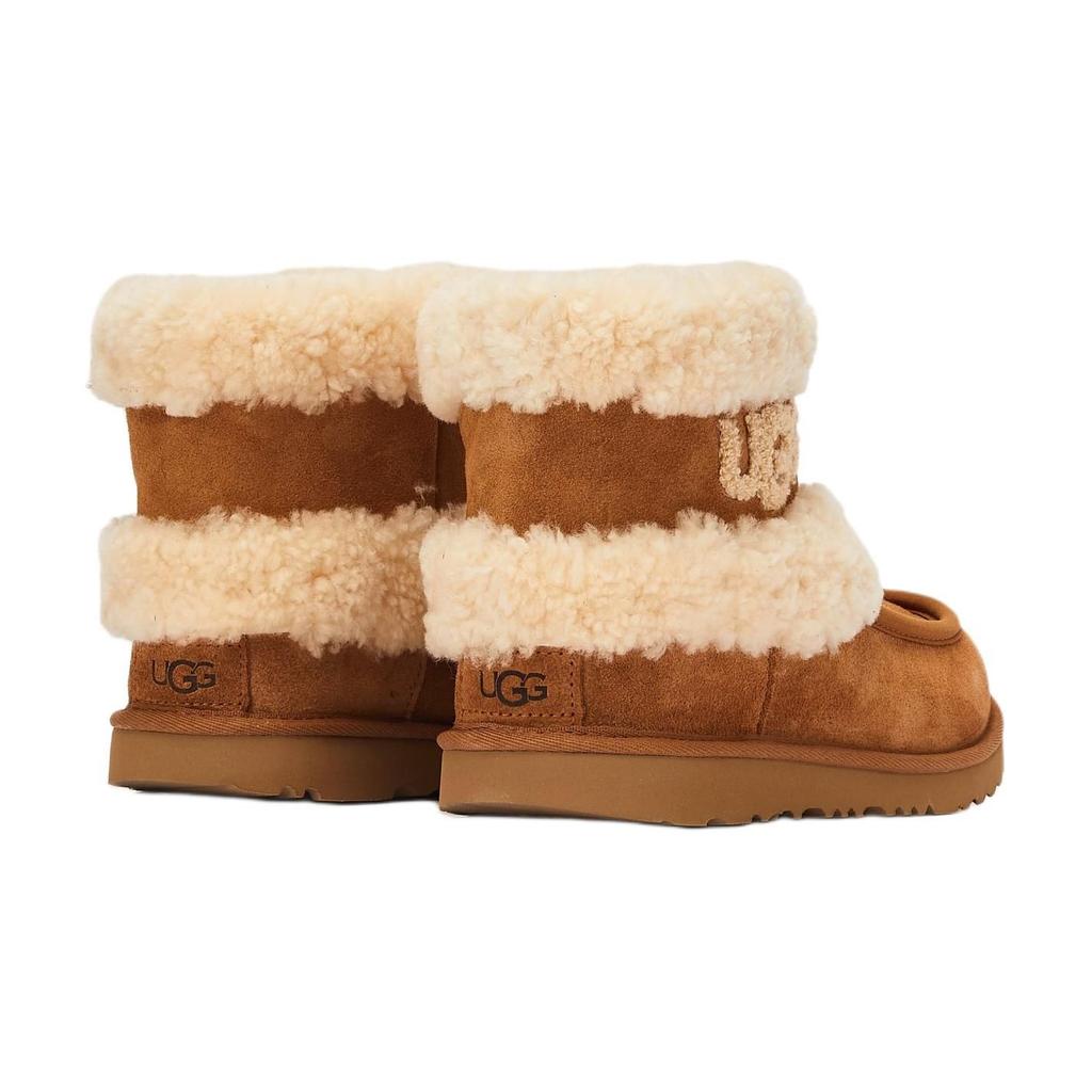 UGG Ultra Mini Fluff Boot Kids Chestnut Kids Sneakers Brown 1143701K-CHE