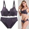 European and American Sexy Bra Set with Lace Embroidery Fashionable Lingerie Comfortable and Skin-friendly Panties