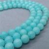 Natural Stone Gemstone Blue Chalcedony Loose Beads for Bracelet Necklace Jewelry Accessories