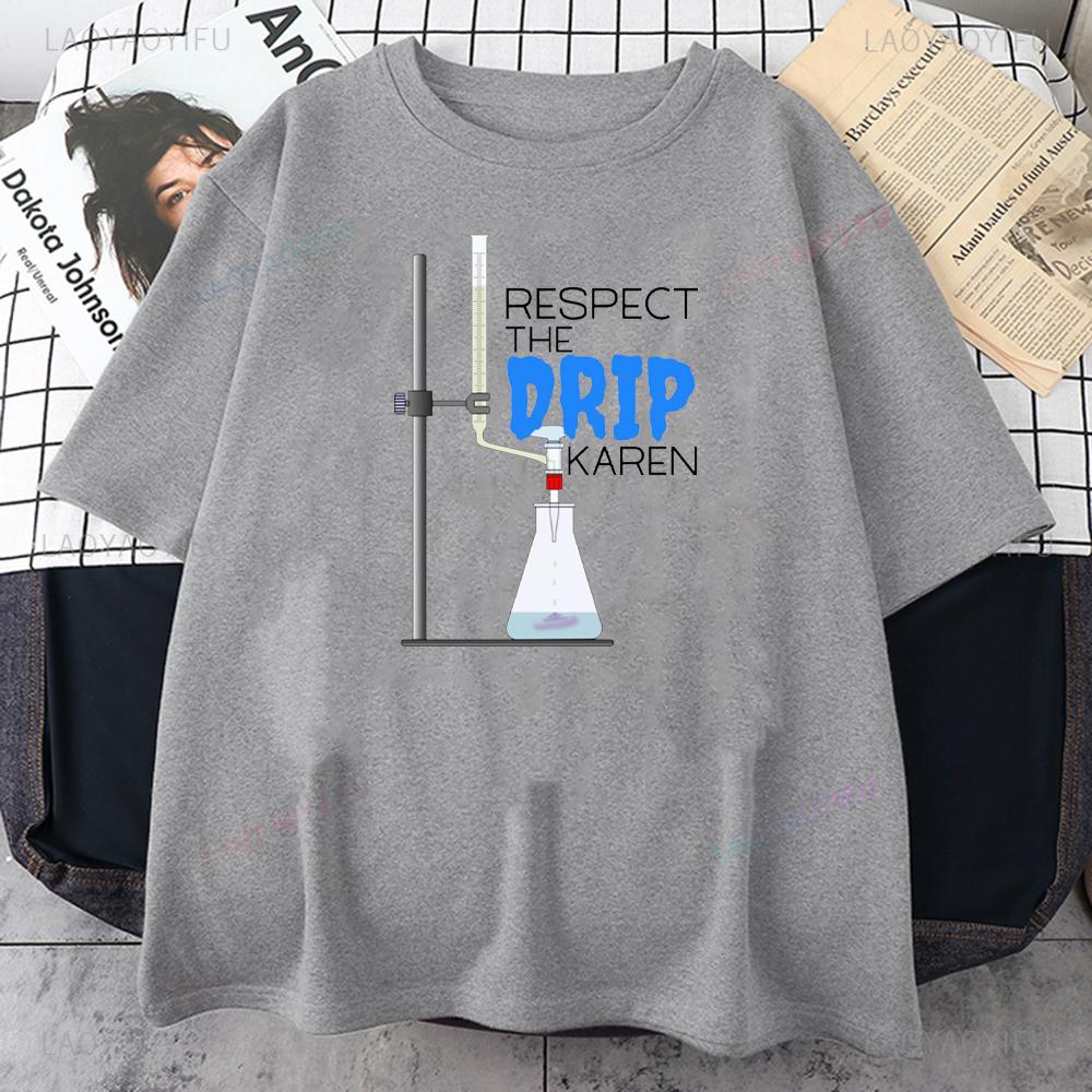 Chemistry Science Physics Mathematics Printed T-shirt Creativity Style Casual for Daily Wear and Casual Outings Harajuku