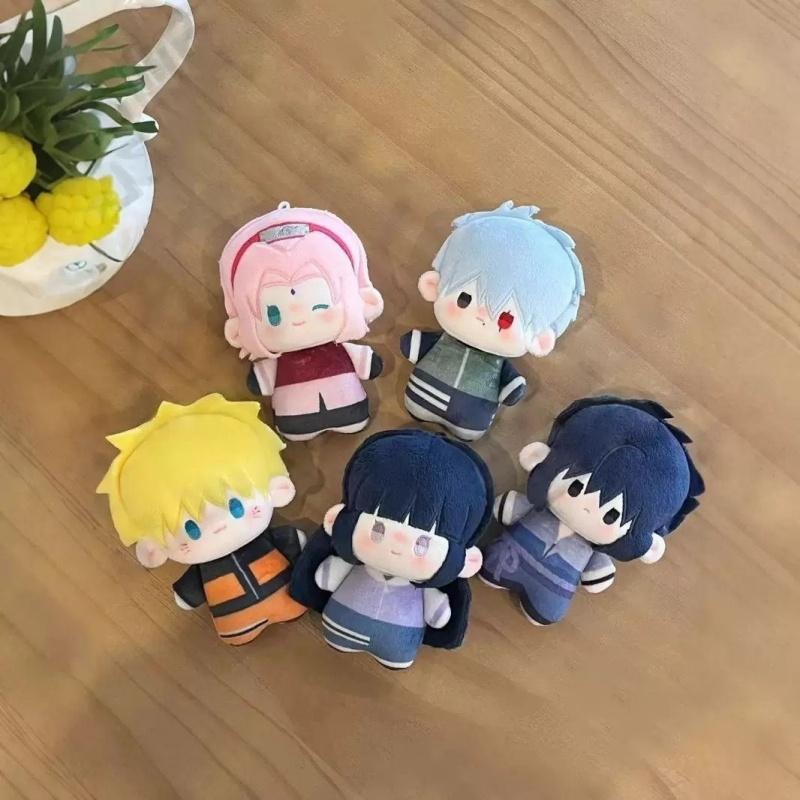 Naruto Sasuke Sakura Kakashi Hinata Peripheral Dolls Plush Toys Decorative Collectibles Cute Holiday Gifts In-Stock Toys