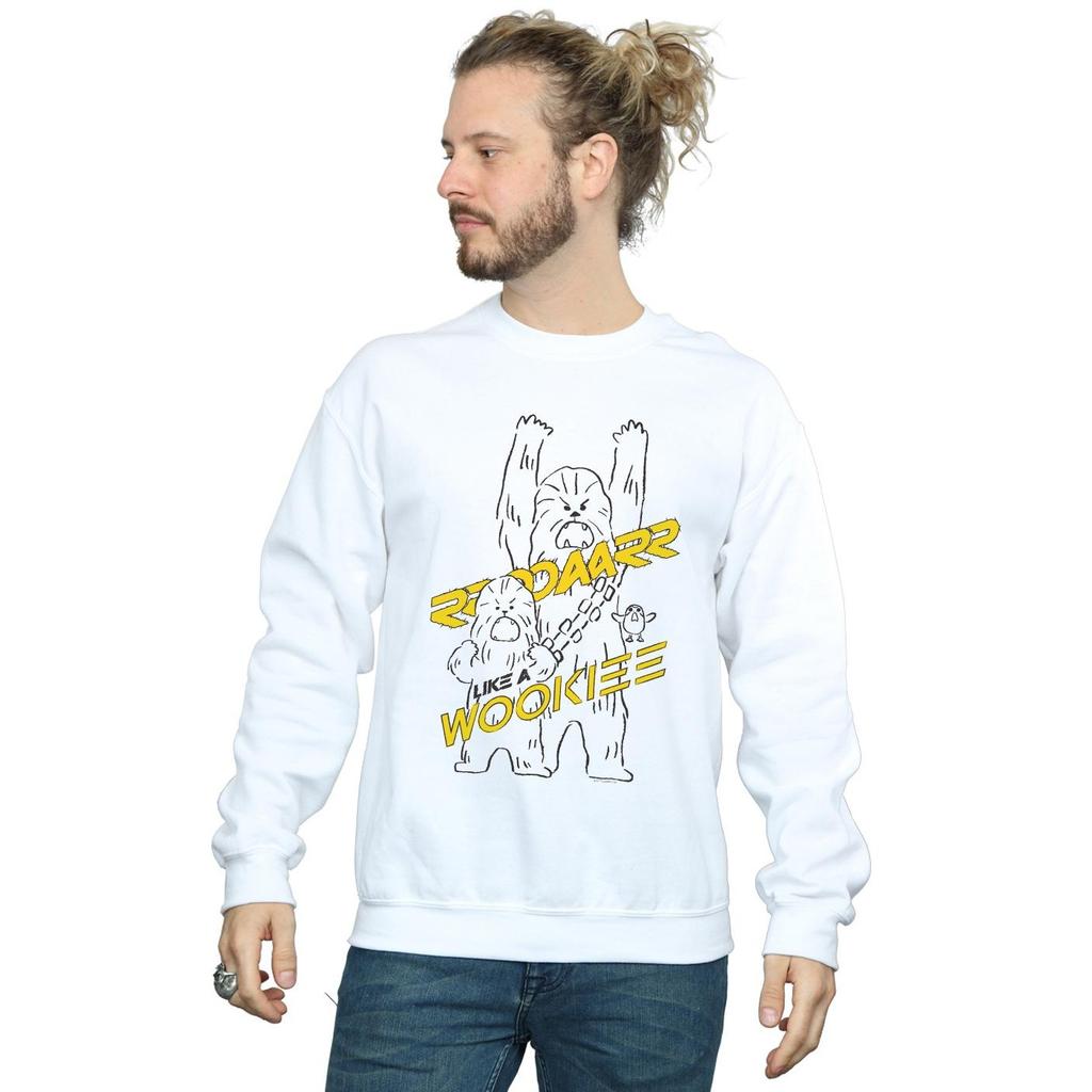 Star Wars Mens Roar Like A Wookiee Sweatshirt