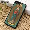 Krajews Virgin Maria Phone Case Cover For iPhone 17 Air 16 15 14 plus 12 13 pro max coque Shell Fundas