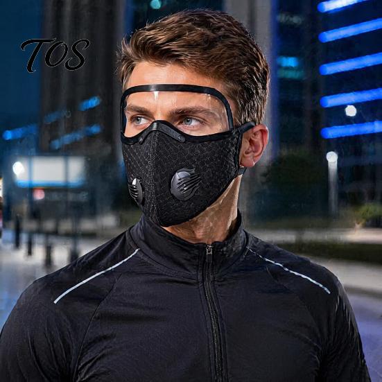 Maschera Antipolvere per Lavori in Giardino 2 Pezzi Maschera, Traspirante Riutilizzabile Filtro al Carbonio Viso Regolabile Anti-inquinamento Imbottitura con Occhiali Lavorazione del Legno Edilizia