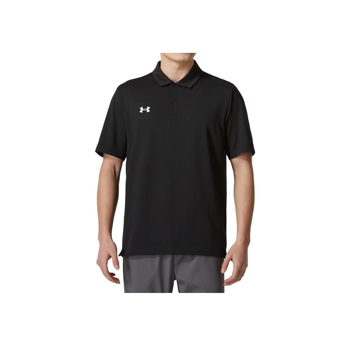 

Under Armour Sports Casual Quick-Dry Short Sleeve Polo Shirt Men tops Black 24500503-001 XL
