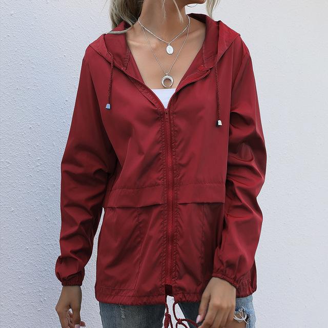Jaqueta feminina streetwear tática impermeável corta-vento feminina com capuz hip-hop piloto casacos à prova de vento caminhadas ao ar livre capa de chuva