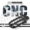 NICECNC For Kawasaki KLR650 KLR 650 1987-2024 2023 2022 Motorcycle Footpegs Footrest Forged Larger 7075 Billet Aluminum