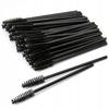 Spiral Applicators Disposable 50pcs Black For Lashes Eyebrows Mascara