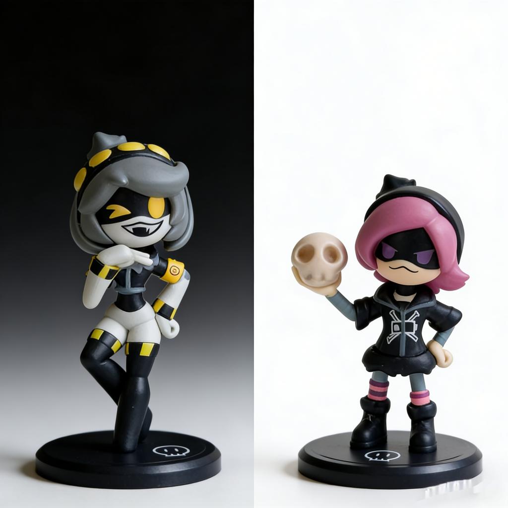 New Murder Drones V Uzi Q Version Figurine Collectible Anime Model Toy With Base Desktop Ornament Decor Gift For Anime Fans