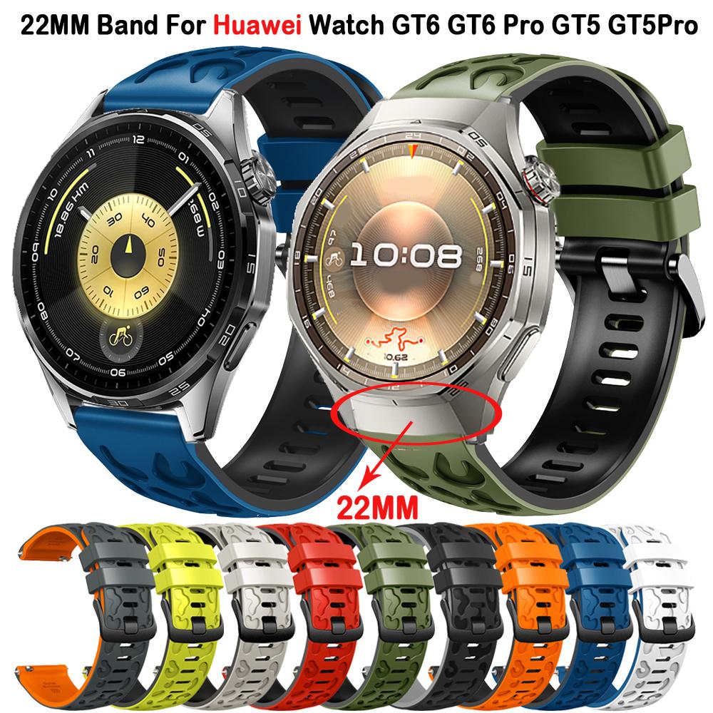 Silicone Strap For Huawei Watch GT6 GT6 Pro 46mm Watchband Bracelet For Huawei Watch 5/GT5 Pro 46mm Watchband Accessories Correa