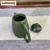 150ml Authentic Yixing Purple Clay Teapots Handmade High Dragon Egg Pot Raw Ore Green Mud Tea Brewing Kettle Zisha Tea Set Gift