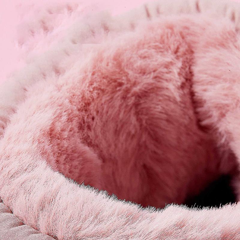 Children's Thick Boots Winter Season Cartoon Warm Shoes Boys Girls Kids Home Cotton Slippers Heel Outdoor Baby Snow Boots