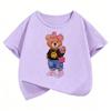 Graphic 2026 Y2k Hip Hop Bear Funny T Shirts Kids Children's T-shirt Short Sleeve Boys Girls Summer Spring Casual Top Tee Shirt