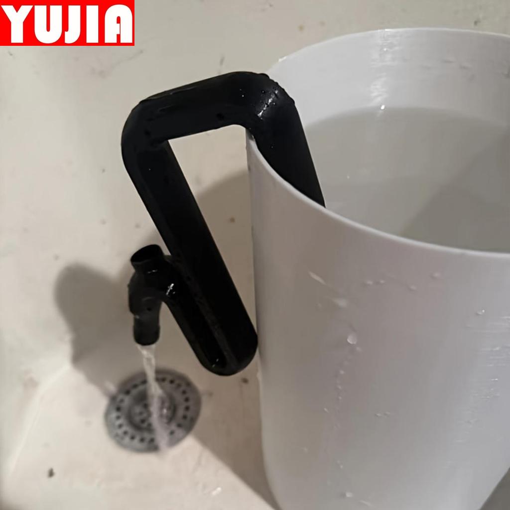 YUJIA Rainwater Transfer and Overflow Kit Self-priming Siphon Hose No Electricity Required Lightweight Automatic Drain and Fill Connectors