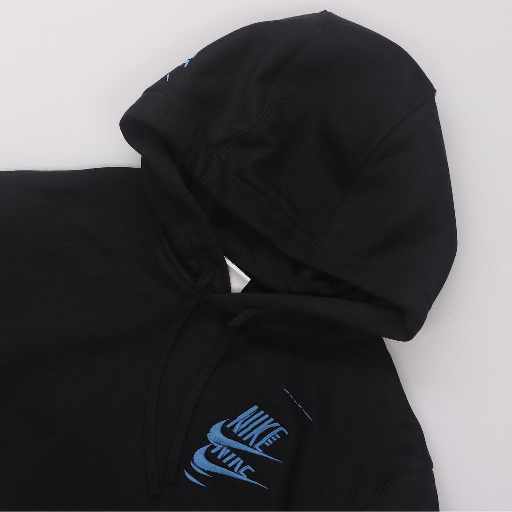 Nike Felpa con cappuccio e logo ricamato Pullover Top unisex Nero DM6874-010