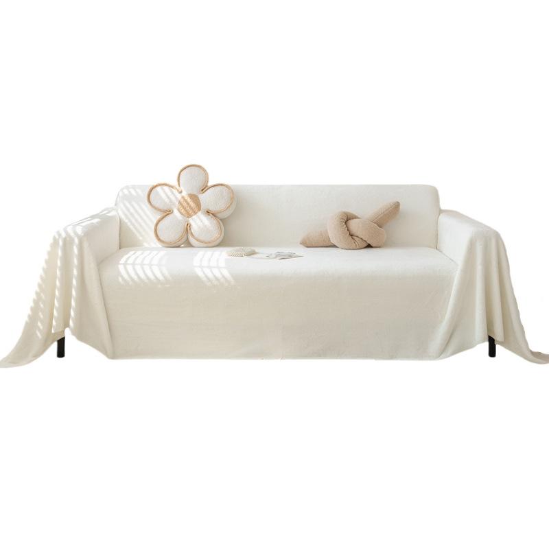 Sofa Cover Cloth Towel Winter Milk Velvet Thickened Plush Sofa Cushion All-Inclusive Blanket