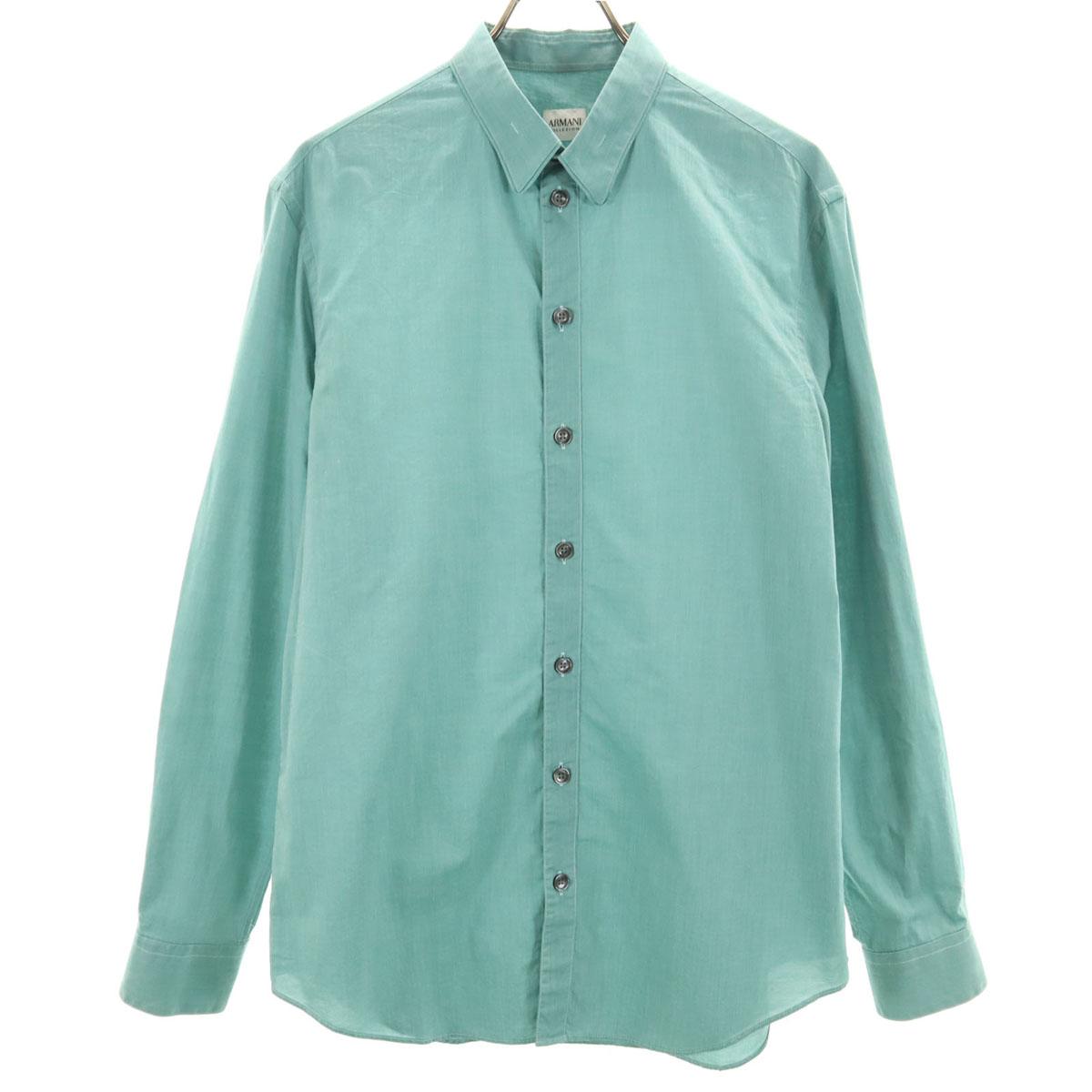 

ARMANI COLLEZIONI Long sleeve shirt M Green system Men s Used