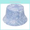 New Cross-border Tie-dye Reversible Fisherman Hat Unisex Street Fashion Bucket Hat Sun Hat