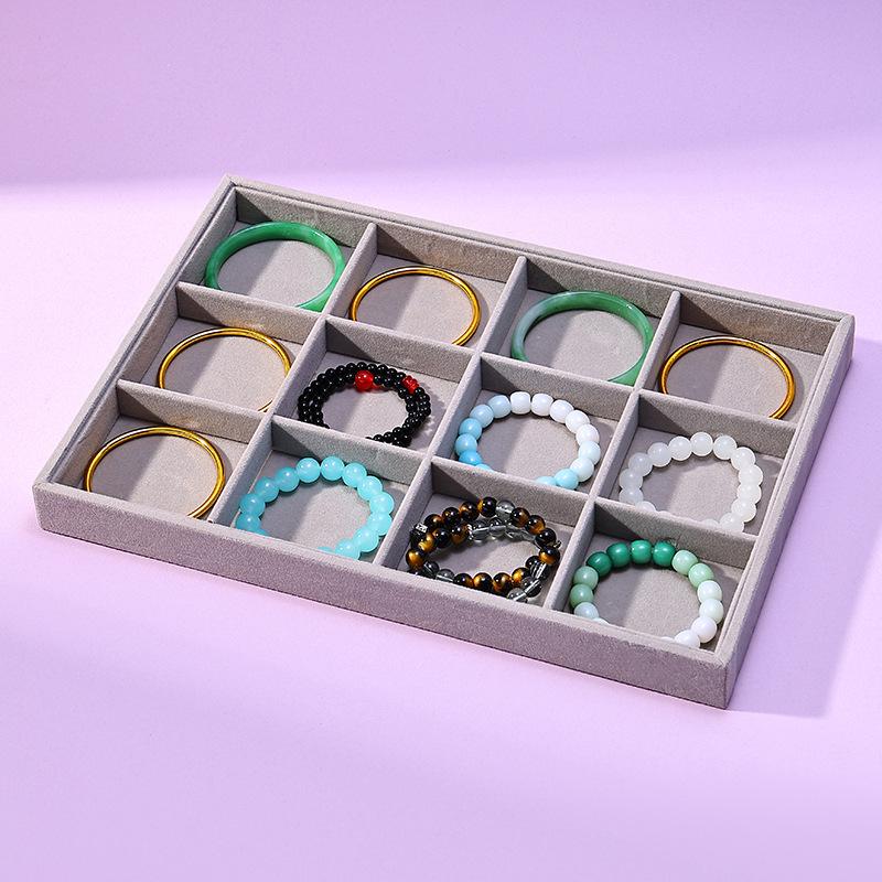 Elegant Jewelry Display Stand: Necklace, Bracelet, and Earring Storage Tray