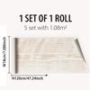 5 Roll 3D Wooden Brick Pattern Peel and Stick Wallpaper Self Adhesive Contact Paper Removable Waterproof Wallpaper For Furniture Renovation