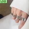 1 Stuk Gotische Punk Ketting Gladde Cirkel Combinatie Voor Vrouwen Vingerring Mannen Hip Hop Persoonlijkheid Meerlaagse Kwast Ringen Sieraden R365Punk Chain