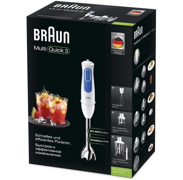 Immersion Blender Braun MQ 3045 Aperitiv MultiQuick 3 (0X22111191)