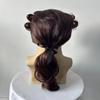 European American Men's Long Curly Wig for Halloween, Christmas, Carnival, or Cosplay