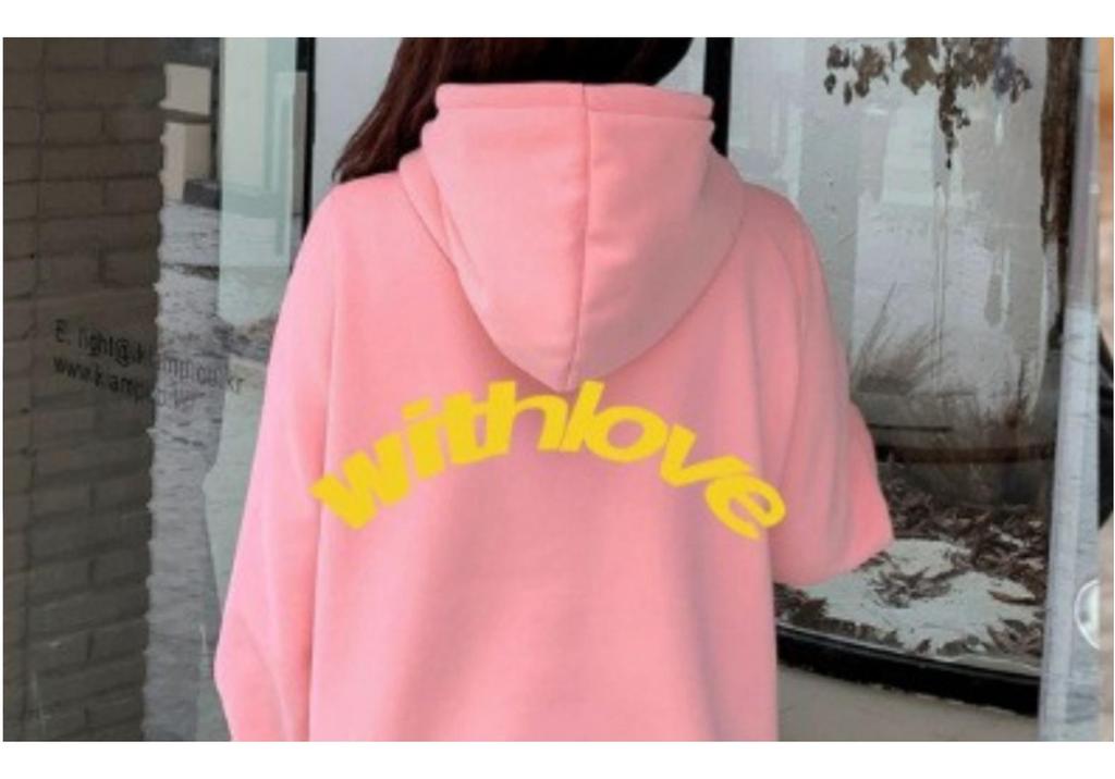 Retro American Hip Hop Letter Print Hoodie Sweatshirt
