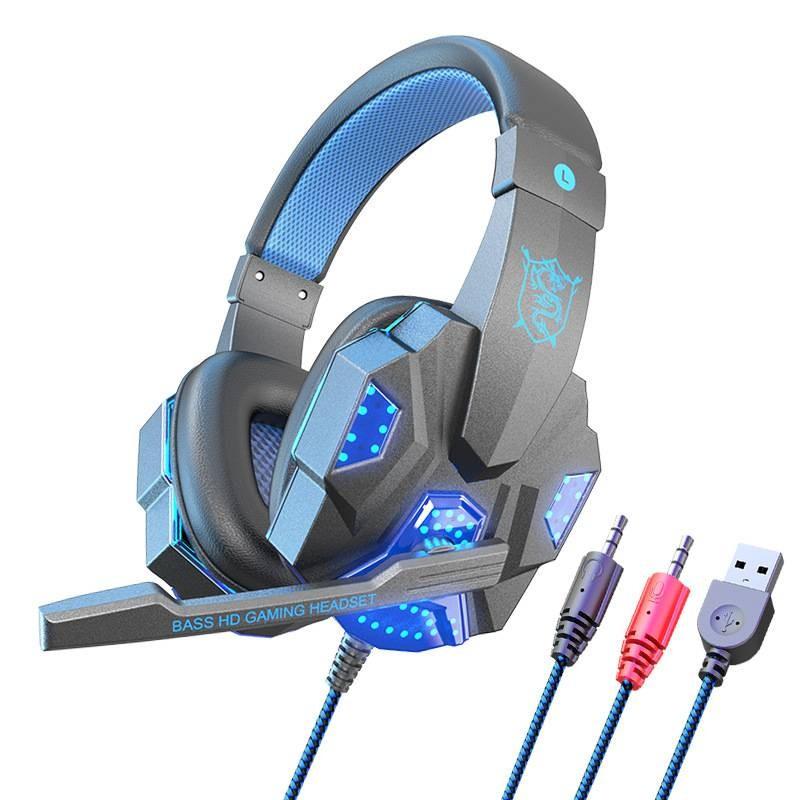 Light Mounted Head Sensing Wired Headphones For Comfortable Gaming Esports In