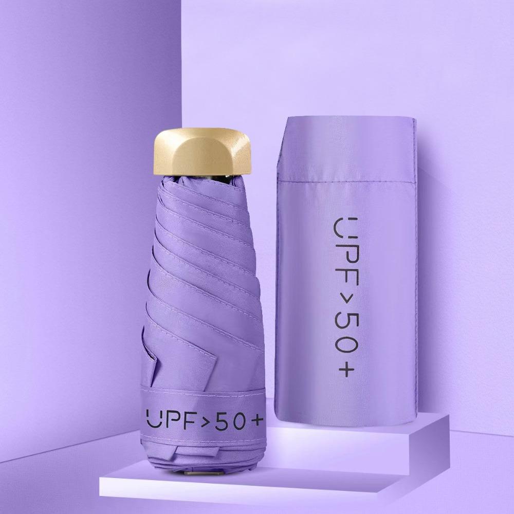 UV Protection Mini Sun Umbrella Ultraviolet Protection Pocket Parasol Capsule  Outdoor