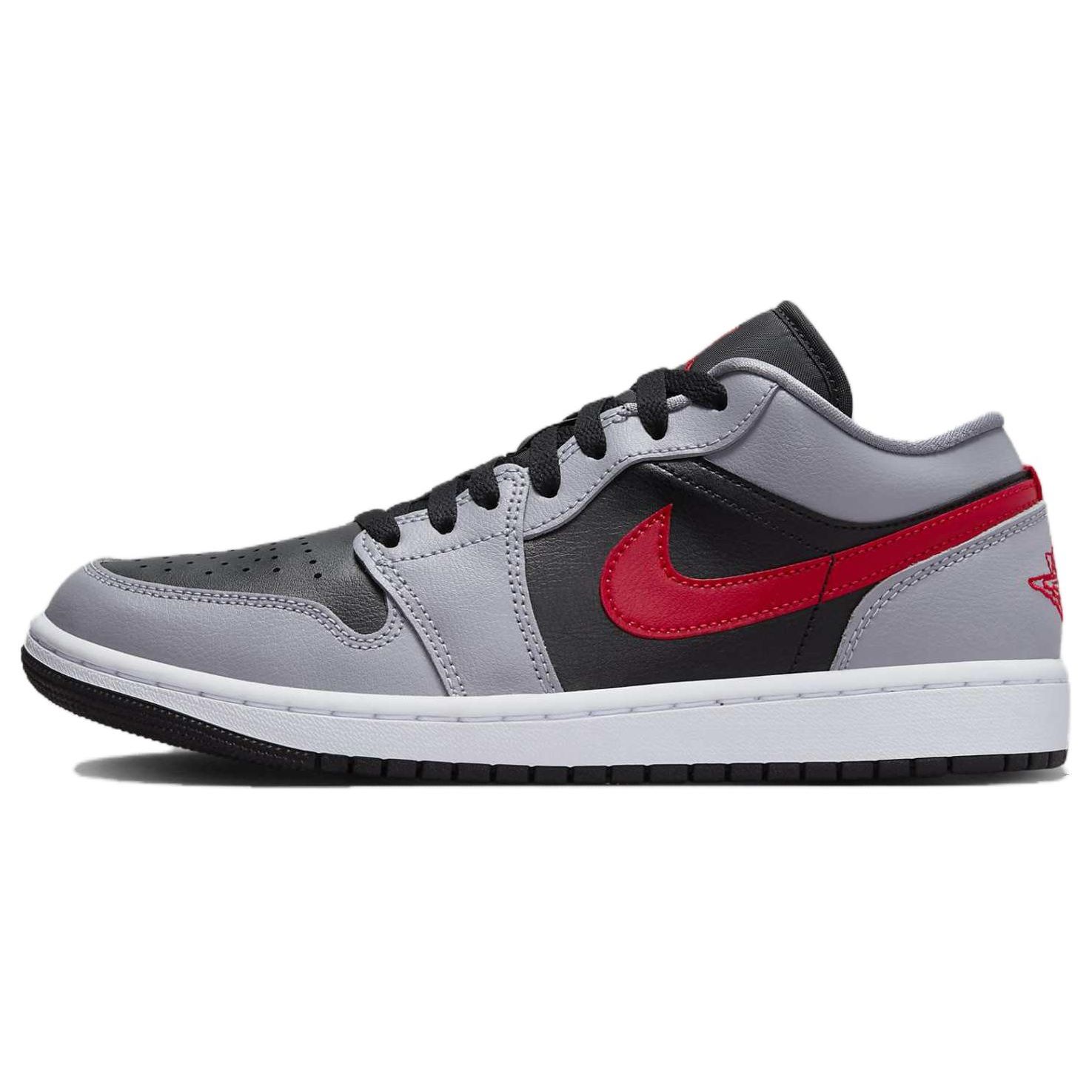 

Жіночі кросівки Air Jordan 1 Low Cement Fire Red Grey Cement-Grey Black FZ4183-002 40.5