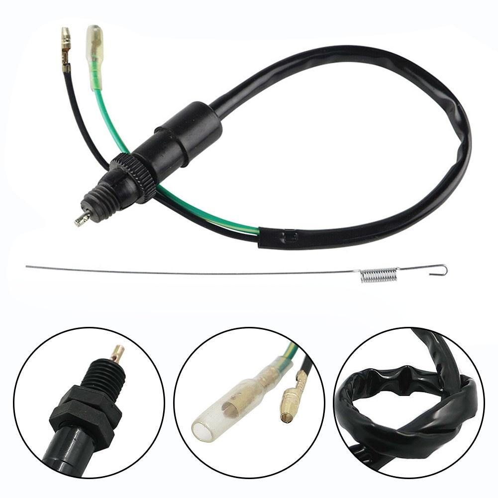 Rear Brake Light Switch 1 Set Accessories Black Replacement