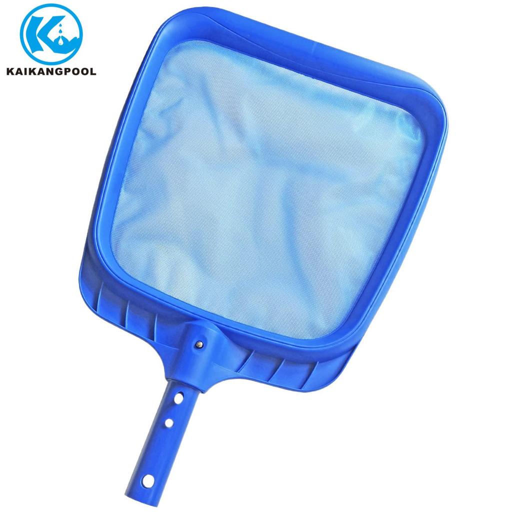 Complete Outdoor Swimming Pool Cleaning Set with Skimmer and Scoop Net for Families.