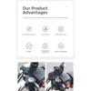 Compact Handlebar Mount Anti Theft Hook Helmet Security Solution Aluminum Alloy Material Easy Installation Tools