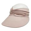 2023 Women Sun Visor Empty Top Hat Wide Brim Summer UV Protection Beach Sport Cap Easy To Carry Travel Caps Fashion Beach Summer
