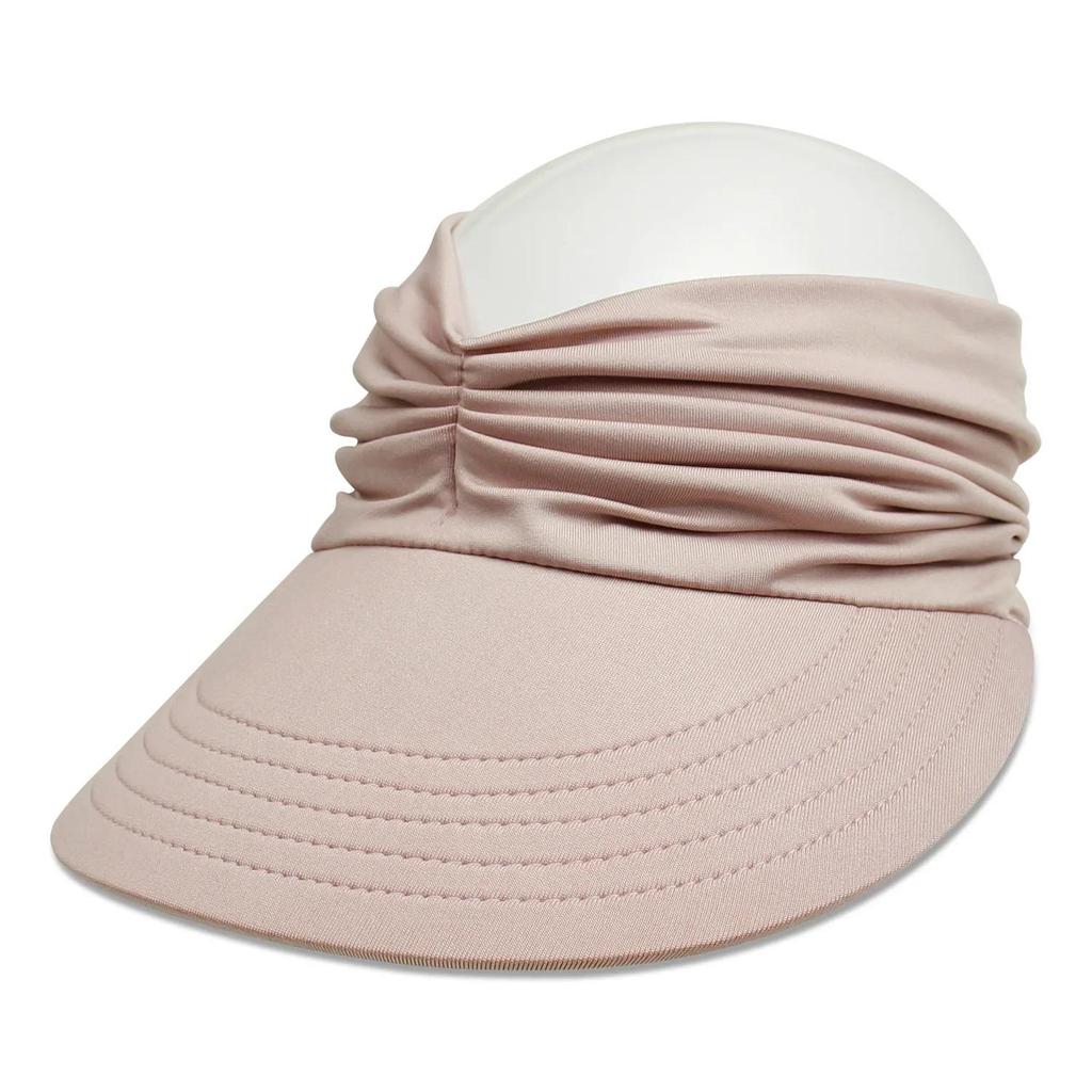 2023 Women Sun Visor Empty Top Hat Wide Brim Summer UV Protection Beach Sport Cap Easy To Carry Travel Caps Fashion Beach Summer
