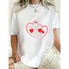 Black Oversized T Shirt With Love Is Valentines Heart Print For Valentine's Day