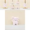 Adorable Cute Pig Plush Keychain Toy Soft Coral Fleece Pig Doll Key Ring Accessory