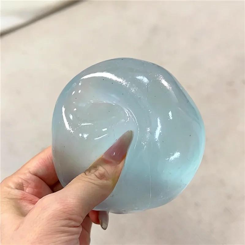 Quishy Plasticita Mochi Fidget Hračky Průhledný Kokosový Olej Maltóza Squishy Hračka Zábavná Proti Stresu Senzorická Hračka s Pomalým Vracením Dárky