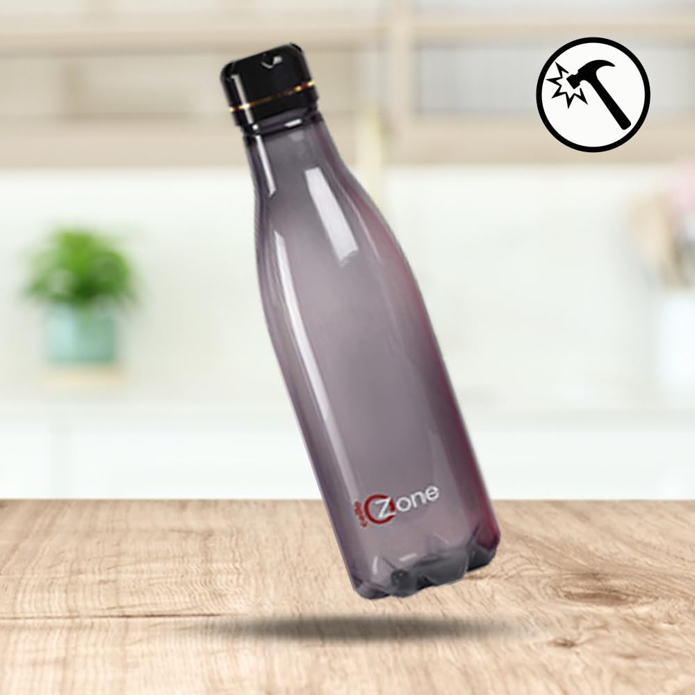 Nerozbitné lahve na vodu bezpečné do mrazáku pro cestování, do posilovny, do kanceláře, pro použití v lednici | Nepropustná sada 6 hydratačních lahví bez BPA | Lehký design