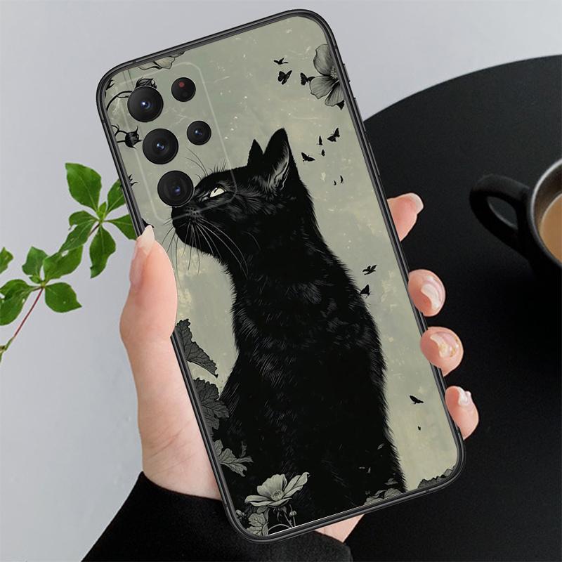 Lovely Cat Phone Case For Samsung A55 A16 A56 A36 A35 A15 A53 A54 A33 A34 A25 A05S A52 A52S A14 A24 A26 A71