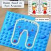 Improved Circulation Acupressure Foot Massage Mat Foot Acupressure Cushion  Home Office