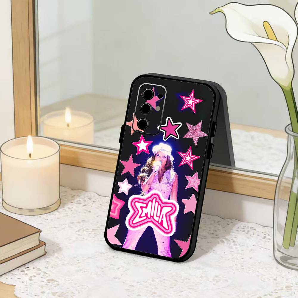 Singer E-Emilia M-Mernes Phone Case For Samsung Galaxy A73,21,22,32,71,53,52,51,80,5G Soft Black Cover Samsung a40