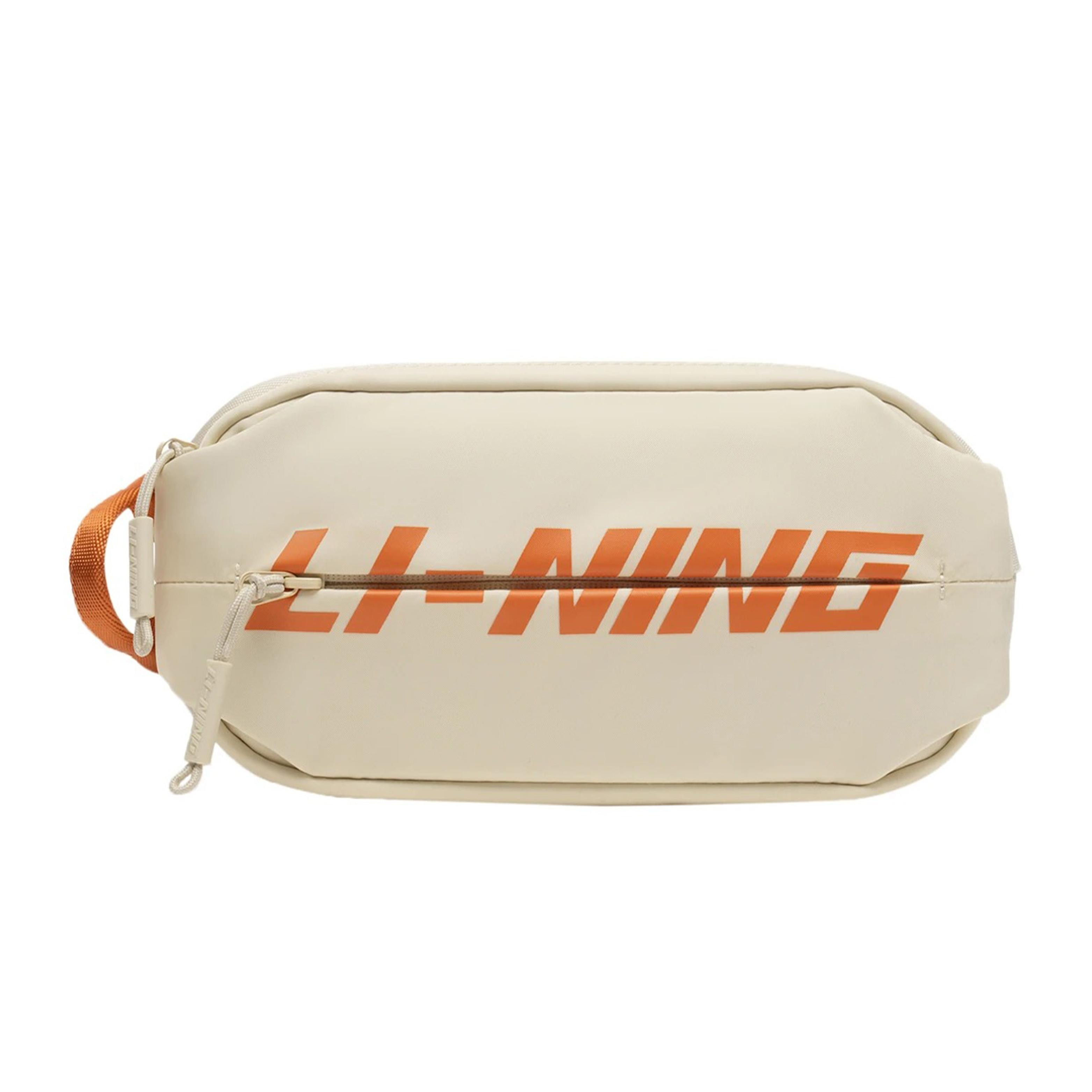 

Новая тканевая сумка-слинг LiNing Унисекс Туманно-белый ABDS419-2 24.9*5.1*11.4CM